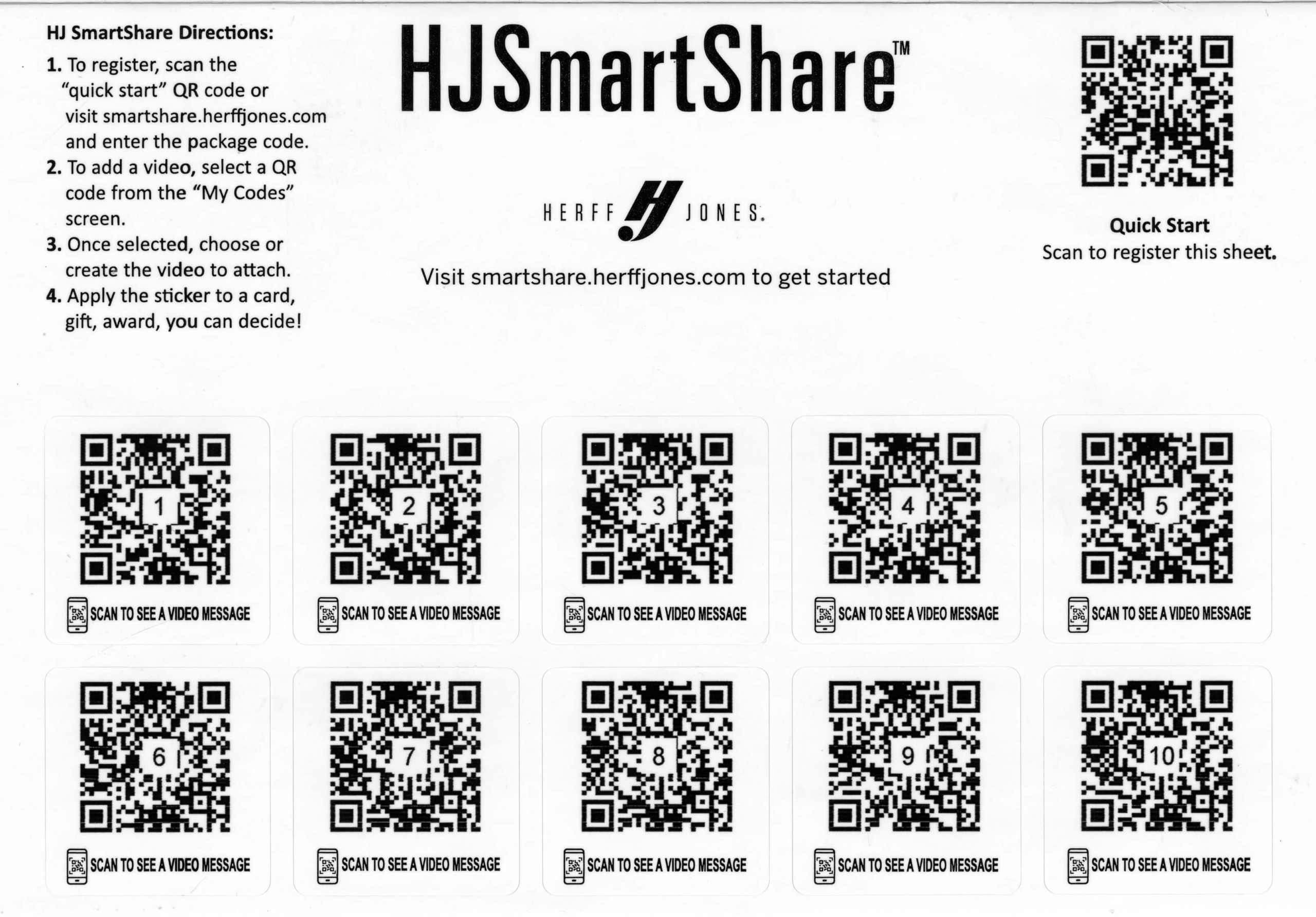 Smartshare QR Codes - WC Grad Sales