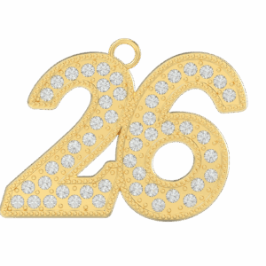 '26 Bling Numeral