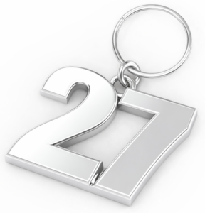 2027 Graduation Keychain (Old Design) (2)
